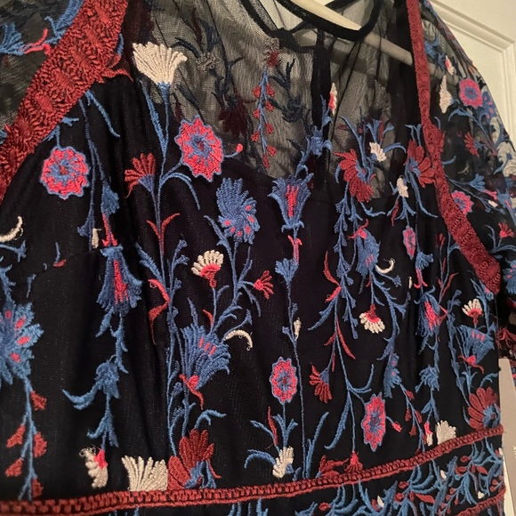 NWT Anthropologie Mehreen Embroidered Dress 12 - Picture 7 of 8
